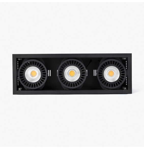 FARO - Empotrable COLIN-3 LED FOOD 72-108W MEAT 20° negro