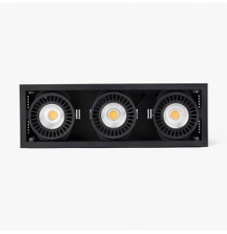 FARO - Empotrable COLIN-3 LED FOOD 72-108W MEAT 56° negro