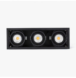 FARO - Empotrable COLIN-3 LED FOOD 72-108W BREAD 20° negro