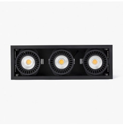 FARO - Empotrable COLIN-3 LED FOOD 72-108W BREAD 20° negro