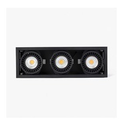 FARO - Empotrable COLIN-3 LED FOOD 72-108W BREAD 20° negro