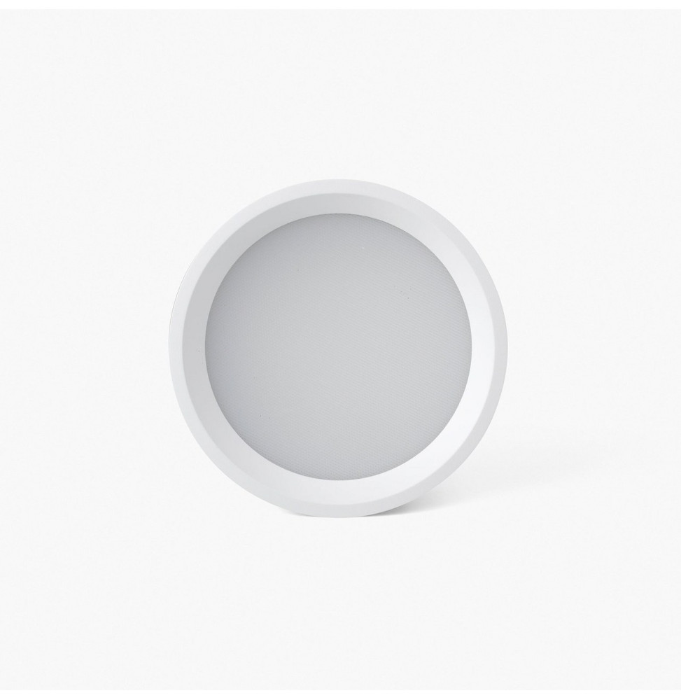 Luminaria empotrable CROC 13W diámetro 180 90° 3000K CRI90 DALI blanco