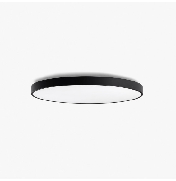 FARO - Luminaria DOMIO diámetro 800 78W opal 3000K CRI80 CASAMBI negro