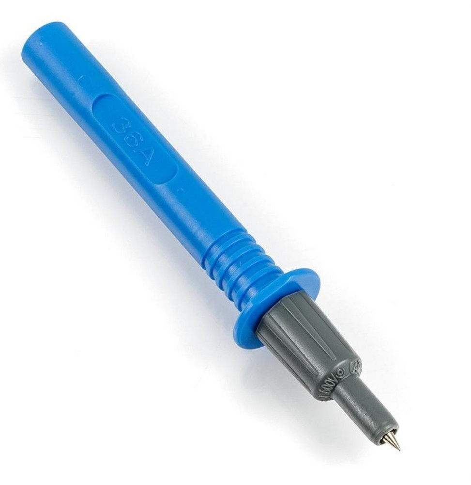 HT-INSTRUMENTS - Punta prueba seguridad conector 4mm punta gruesa azul