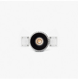 FARO - Downlight TULIPA simétrica TRIM 7W NG 55° 3000K CRI90 TRIAC negro