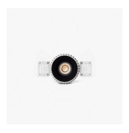 FARO - Downlight TULIPA simétrica TRIM 7W NG 55° 3000K CRI90 TRIAC negro