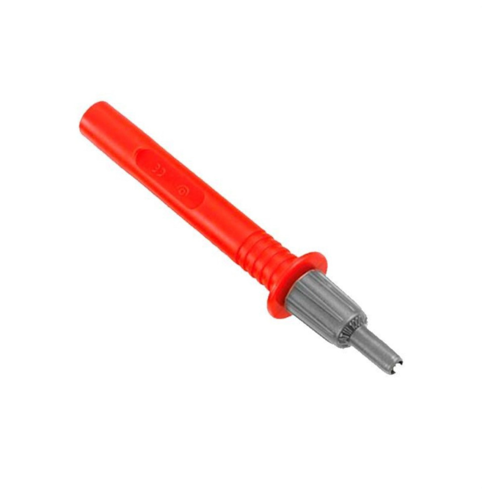HT-INSTRUMENTS - Punta prueba seguridad conector 4mm punta gruesa roja