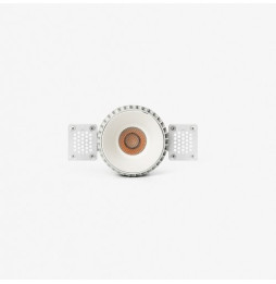FARO - Downlight TULIPA simétrica TRIM 7W 15° 2700K CRI90 TRIAC blanco