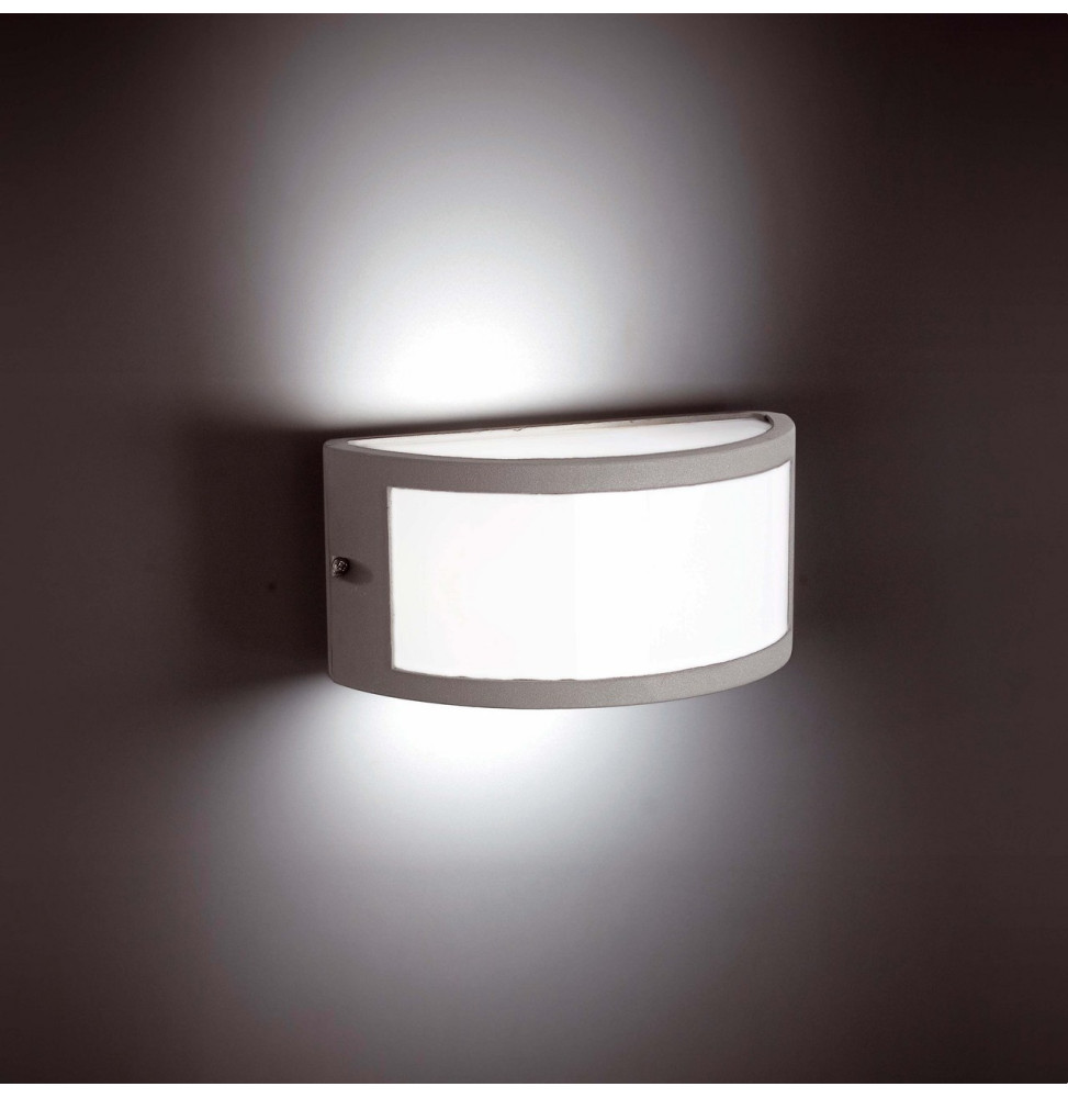 FARO - Aplique NEGUS E27 60W gris