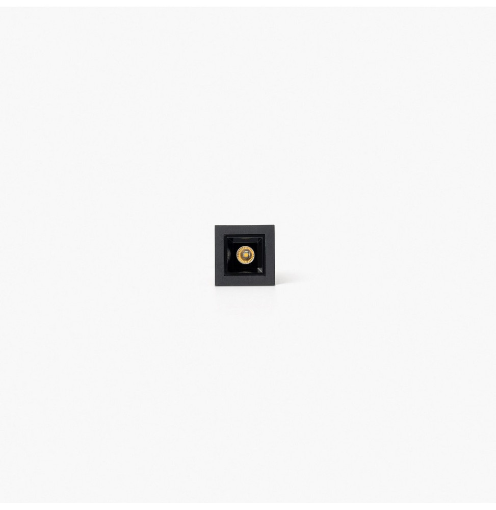 FARO - Empotrable TROOP 2W 48° 2700K CRI90 negro / negro