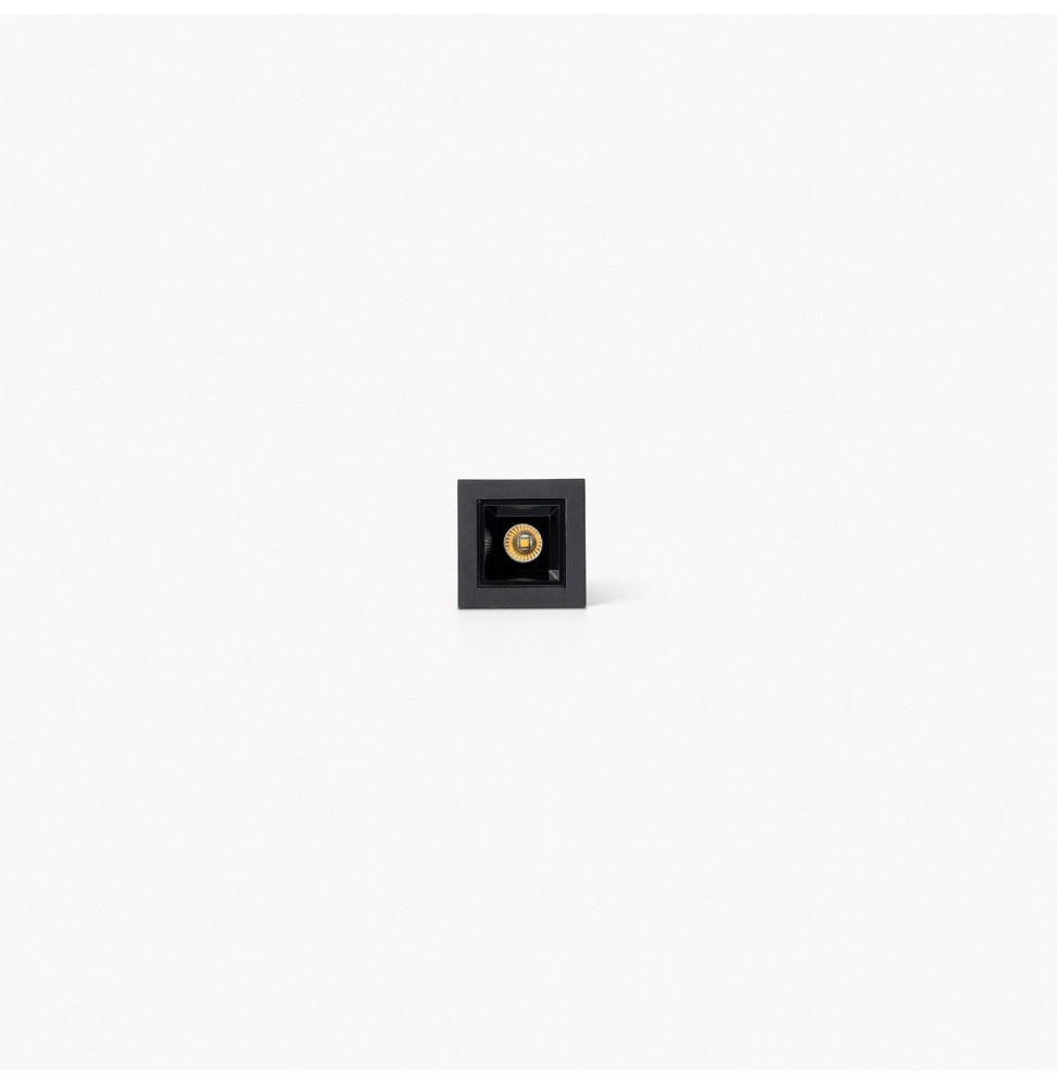 FARO - Empotrable TROOP 2W 36° 3000K CRI90 negro / negro
