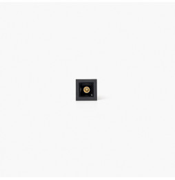FARO - Empotrable TROOP 2W 15° 2700K CRI90 negro / negro