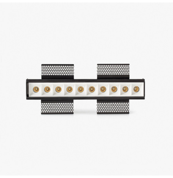 FARO - Empotrable TROOP 10x2W TRIMLESS 48° 3000K CRI90 blanco