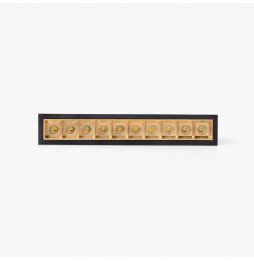 FARO - Empotrable TROOP 10x2W 48° 4000K CRI90 negro / oro