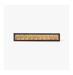 FARO - Empotrable TROOP 10x2W 48° 4000K CRI90 negro / oro
