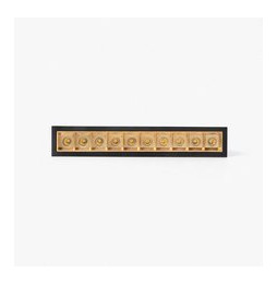 FARO - Empotrable TROOP 10x2W 48° 2700K CRI90 negro / oro