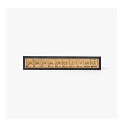 FARO - Empotrable TROOP 10x2W 48° 3000K CRI90 negro / oro