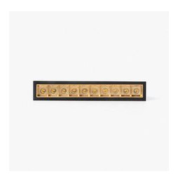 FARO - Empotrable TROOP 10x2W 15° 4000K CRI90 negro / oro