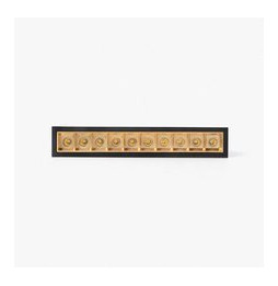 FARO - Empotrable TROOP 10x2W 36° 4000K CRI90 negro / oro