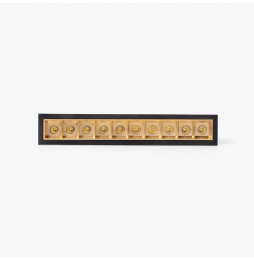 FARO - Empotrable TROOP 10x2W 15° 2700K CRI90 negro / oro