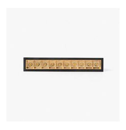 FARO - Empotrable TROOP 10x2W 15° 2700K CRI90 negro / oro