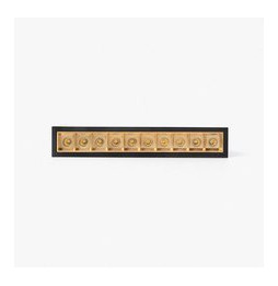 FARO - Empotrable TROOP 10x2W 36° 3000K CRI90 negro / oro