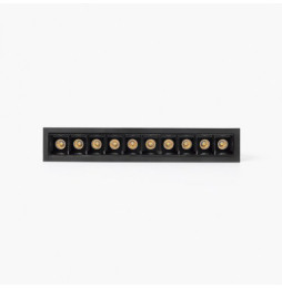 FARO - Empotrable TROOP 10x2W 36° 2700K CRI90 negro / negro