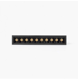 FARO - Empotrable TROOP 10x2W 15° 2700K CRI90 negro / negro