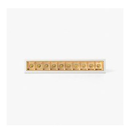 FARO - Empotrable TROOP 10x2W 36° 4000K CRI90 blanco / oro