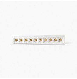 FARO - Empotrable TROOP 10x2W 48° 3000K CRI90 blanco / blanco
