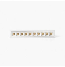 FARO - Empotrable TROOP 10x2W 48° 3000K CRI90 blanco / blanco