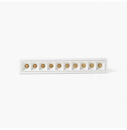 FARO - Empotrable TROOP 10x2W 48° 2700K CRI90 blanco / blanco