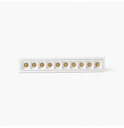 FARO - Empotrable TROOP 10x2W 36° 4000K CRI90 blanco / blanco