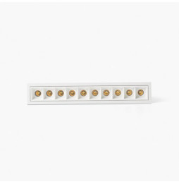 FARO - Empotrable TROOP 10x2W 36° 4000K CRI90 blanco / blanco
