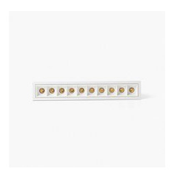 FARO - Empotrable TROOP 10x2W 36° 4000K CRI90 blanco / blanco