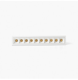 FARO - Empotrable TROOP 10x2W 15° 4000K CRI90 blanco / blanco