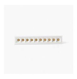 FARO - Empotrable TROOP 10x2W 15° 2700K CRI90 blanco / blanco