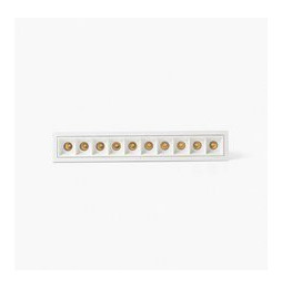 FARO - Empotrable TROOP 10x2W 15° 3000K CRI90 blanco / blanco
