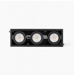 FARO - Empotrable MINI COLIN-3 LED FOOD 75W BREAD 56° negro