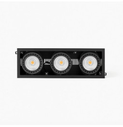 FARO - Empotrable MINI COLIN-3 LED FOOD 75W BREAD 56° negro