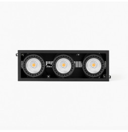 FARO - Empotrable MINI COLIN-3 LED FOOD 75W MEAT 56° negro