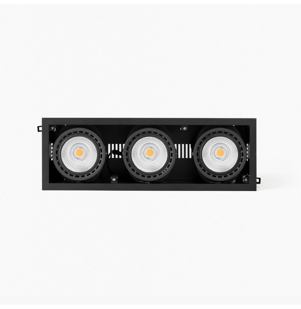 FARO - Empotrable MINI COLIN-3 LED FOOD 75W MEAT 56° negro