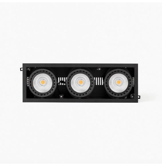 FARO - Empotrable MINI COLIN-3 LED FOOD 75W MEAT 56° negro