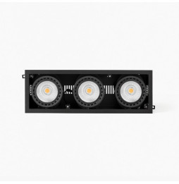 FARO - Empotrable MINI COLIN-3 LED FOOD 75W MEAT 20° negro