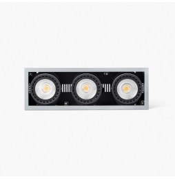 FARO - Empotrable MINI COLIN-3 LED FOOD 75W BREAD 56° gris