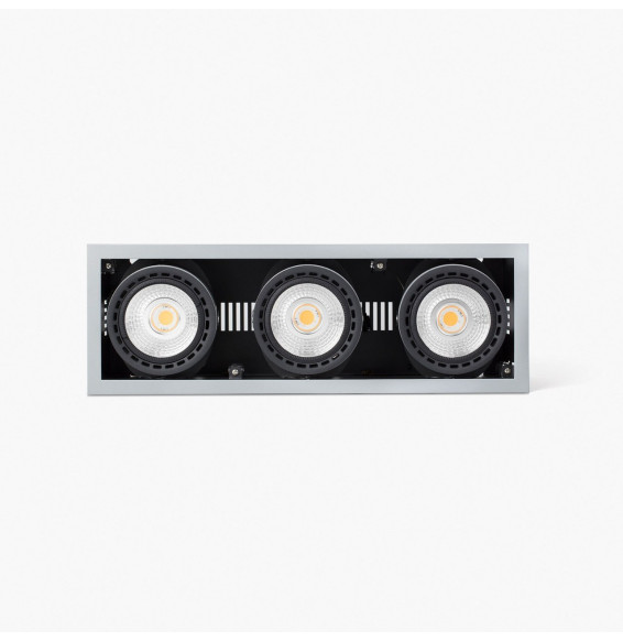 FARO - Empotrable MINI COLIN-3 LED FOOD 75W BREAD 56° gris