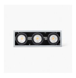 FARO - Empotrable MINI COLIN-3 LED FOOD 75W BREAD 56° gris