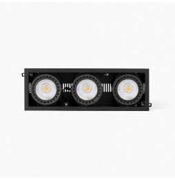FARO - Empotrable MINI COLIN-3 LED FOOD 75W BREAD 20° negro