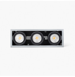 FARO - Empotrable MINI COLIN-3 LED FOOD 75W MEAT 56° gris