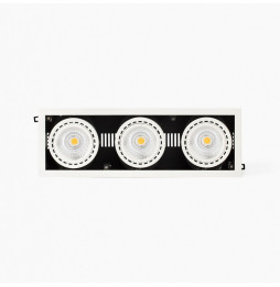 FARO - Empotrable MINI COLIN-3 LED FOOD 75W BREAD 56° blanco